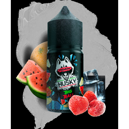 Жидкость Husky Premium Big Ball (Арбуз Дыня Клубника Лёд) 30 мл 20мг